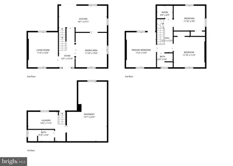 Floorplan - 2303 E Cold Spring Ln, Baltimore, MD 21214 photo 3 of 3