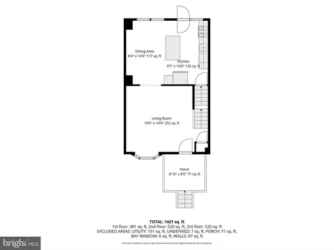 Floorplan - 3555 Elmora Ave, Baltimore, MD 21213 photo 1 of 4