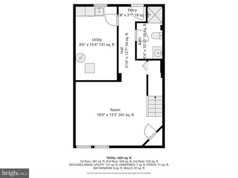 Floorplan - 3555 Elmora Ave, Baltimore, MD 21213 photo 3 of 4
