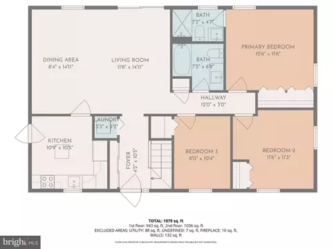 Floorplan - 405 Nottingham Rd, Baltimore, MD 21229 photo 1 of 2