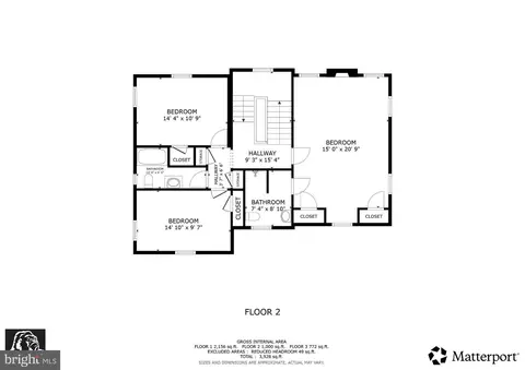 Floorplan - 2 E Highfield Rd, Baltimore, MD 21218 photo 2 of 3