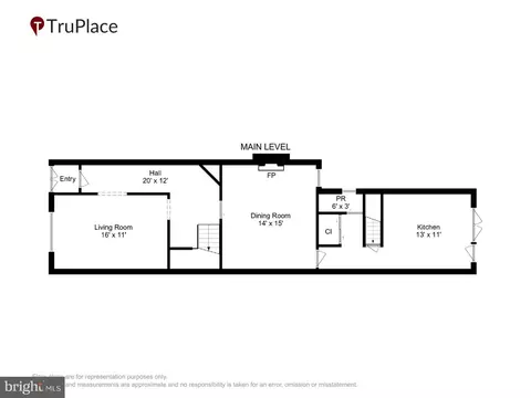 Floorplan - 335 Warren Ave, Baltimore, MD 21230 photo 1 of 4