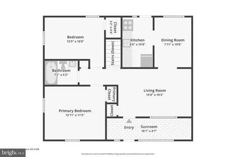 Floorplan - 4714 Hellwig Rd, Baltimore, MD 21206 photo 2 of 3