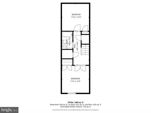 Floorplan - 934 S Clinton St, Baltimore, MD 21224 photo 3 of 4
