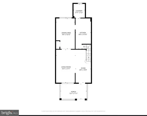 Floorplan - 2213 Bryant Ave, Baltimore, MD 21217 photo 1 of 4