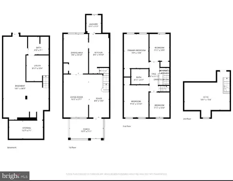 Floorplan - 2213 Bryant Ave, Baltimore, MD 21217 photo 4 of 4