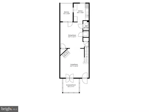 Floorplan - 3633 Elkader Rd, Baltimore, MD 21218 photo 1 of 4