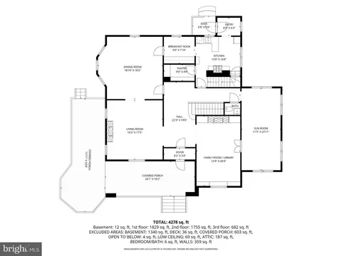 Floorplan - 4 Hillside Rd, Baltimore, MD 21210 photo 1 of 5