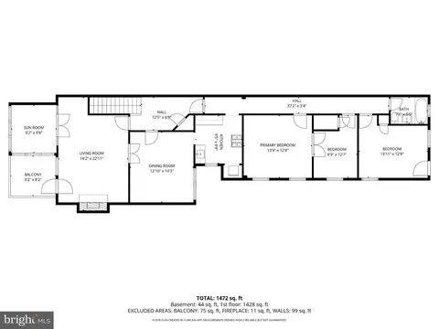 Floorplan - 2417 Eutaw Pl, Baltimore, MD 21217 photo 5 of 6