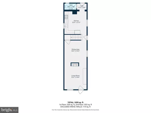 Floorplan - 3368 Hickory Ave, Baltimore, MD 21211 photo 1 of 2