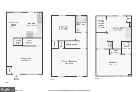 Floorplan - 542 Lucia Ave, Baltimore, MD 21229 photo 3 of 3