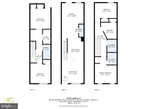 Floorplan - 2512 E Monument St, Baltimore, MD 21205 photo 1 of 1