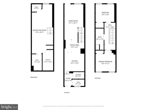 Floorplan - 1205 James St, Baltimore, MD 21223 photo 4 of 4