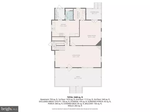 Floorplan - 207 Hawthorne Rd, Baltimore, MD 21210 photo 3 of 5