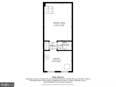Floorplan - 1240 Riverside Ave, Baltimore, MD 21230 photo 5 of 6