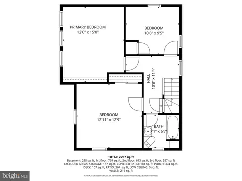 Floorplan - 404 Evesham Ave, Baltimore, MD 21212 photo 3 of 4
