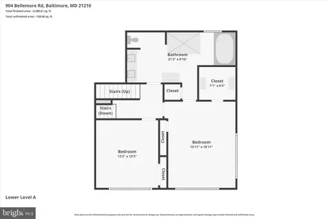 Floorplan - 904 Bellemore Rd, Baltimore, MD 21210 photo 5 of 6