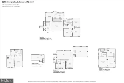 Floorplan - 904 Bellemore Rd, Baltimore, MD 21210 photo 6 of 6