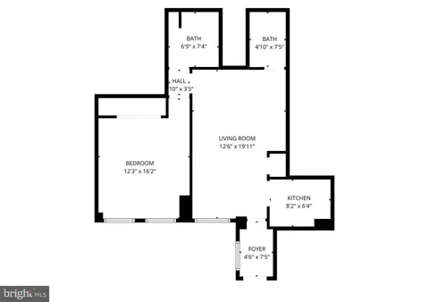 Floorplan - 1 E Chase St #401, Baltimore, MD 21202 photo 1 of 1
