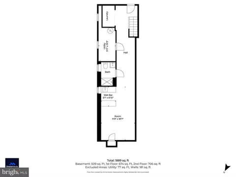 Floorplan - 3909 Norfolk Ave, Baltimore, MD 21216 photo 2 of 4