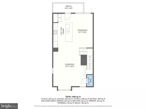 Floorplan - 1566 Lowman St, Baltimore, MD 21230 photo 2 of 5