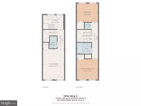 Floorplan - 847 Carroll St, Baltimore, MD 21230 photo 1 of 3