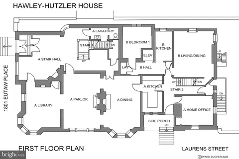 Floorplan - 1801 Eutaw Pl, Baltimore, MD 21217 photo 1 of 4