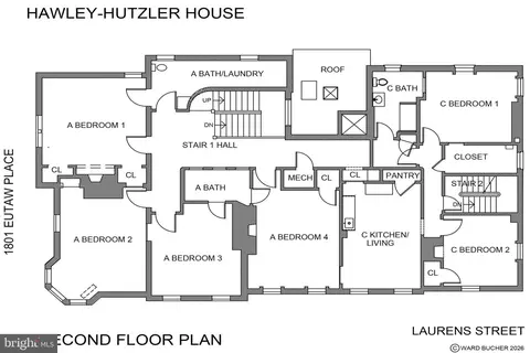 Floorplan - 1801 Eutaw Pl, Baltimore, MD 21217 photo 2 of 4