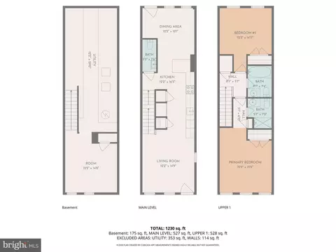 Floorplan - 1307 N Broadway, Baltimore, MD 21213 photo 4 of 4