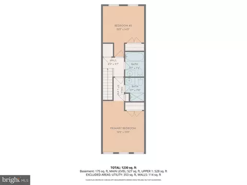 Floorplan - 1307 N Broadway, Baltimore, MD 21213 photo 2 of 4