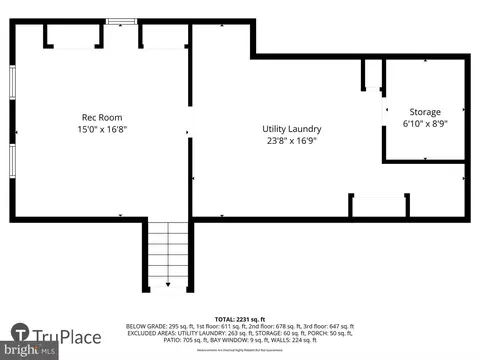 Floorplan - 3309 Olympia Ave, Baltimore, MD 21215 photo 4 of 5