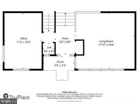 Floorplan - 3309 Olympia Ave, Baltimore, MD 21215 photo 1 of 5