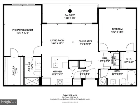 Floorplan - 2702 Lighthouse Pt E #516, Baltimore, MD 21224 photo 1 of 1
