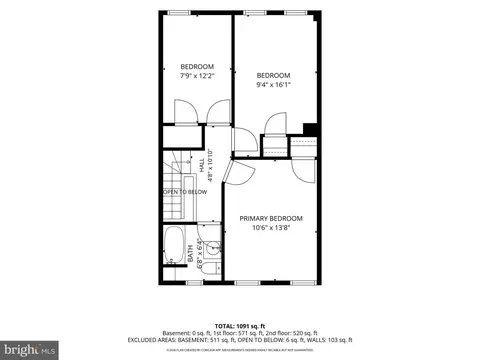 Floorplan - 1077 Ellicott Dr, Baltimore, MD 21216 photo 1 of 4