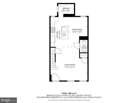 Floorplan - 1077 Ellicott Dr, Baltimore, MD 21216 photo 2 of 4