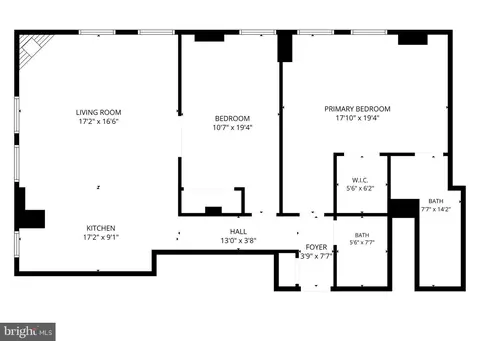 Floorplan - 1 E Chase St #305, Baltimore, MD 21202 photo 1 of 1