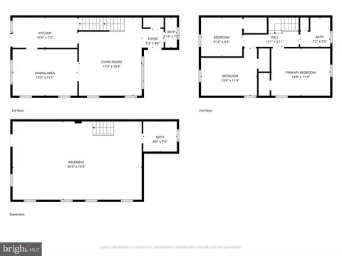Floorplan - 3914 Bancroft Rd, Baltimore, MD 21215 photo 4 of 4