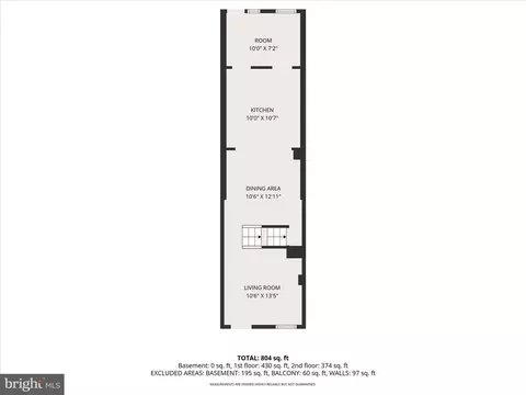 Floorplan - 1610 Marshall St, Baltimore, MD 21230 photo 2 of 4
