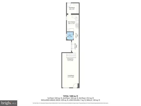 Floorplan - 411 S Wolfe St, Baltimore, MD 21231 photo 1 of 4