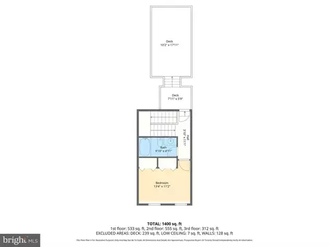 Floorplan - 411 S Wolfe St, Baltimore, MD 21231 photo 3 of 4