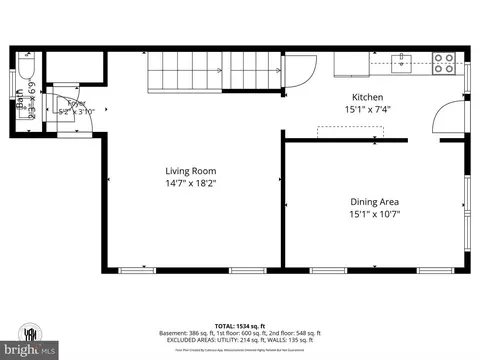Floorplan - 3920 Rosecrest Ave, Baltimore, MD 21215 photo 3 of 6