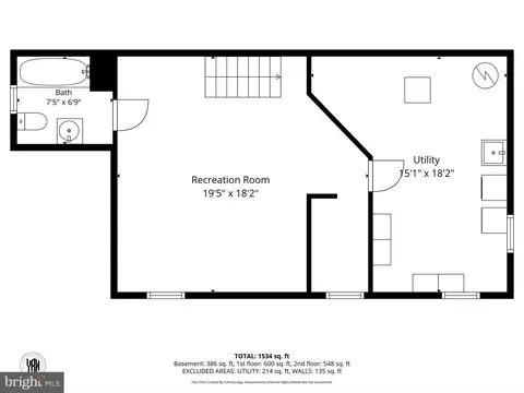 Floorplan - 3920 Rosecrest Ave, Baltimore, MD 21215 photo 4 of 6