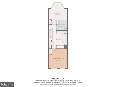 Floorplan - 1303 Weldon Ave, Baltimore, MD 21211 photo 2 of 4