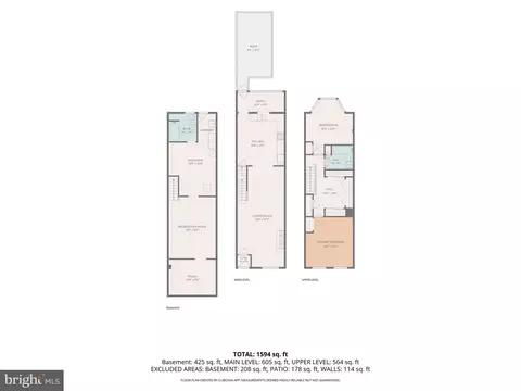 Floorplan - 1303 Weldon Ave, Baltimore, MD 21211 photo 4 of 4
