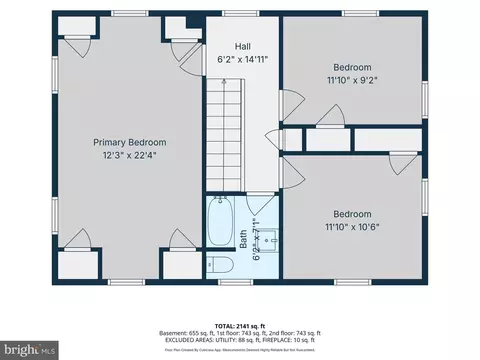 Floorplan - 5306 Brabant Rd, Baltimore, MD 21229 photo 2 of 4