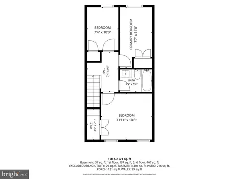 Floorplan - 4806 Greencrest Rd, Baltimore, MD 21206 photo 2 of 4