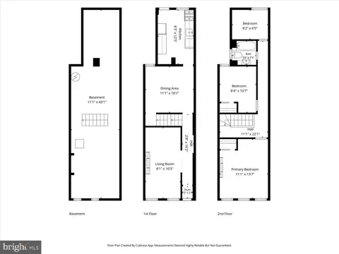 Floorplan - 509 Laurens St, Baltimore, MD 21217 photo 2 of 2