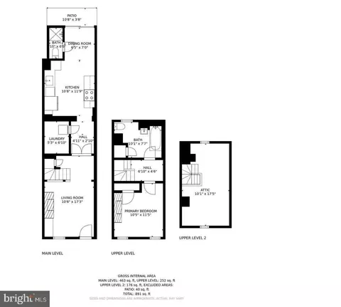 Floorplan - 109 E Gittings St, Baltimore, MD 21230 photo 4 of 4