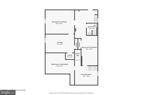 Floorplan - 4003 Ridgecroft Rd, Baltimore, MD 21206 photo 1 of 4