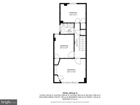 Floorplan - 2736 N Calvert St, Baltimore, MD 21218 photo 3 of 5